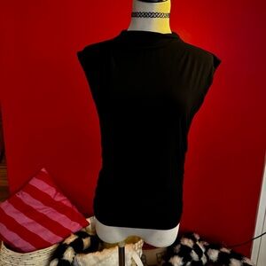 OAK + FORT Black Sleeveless Top